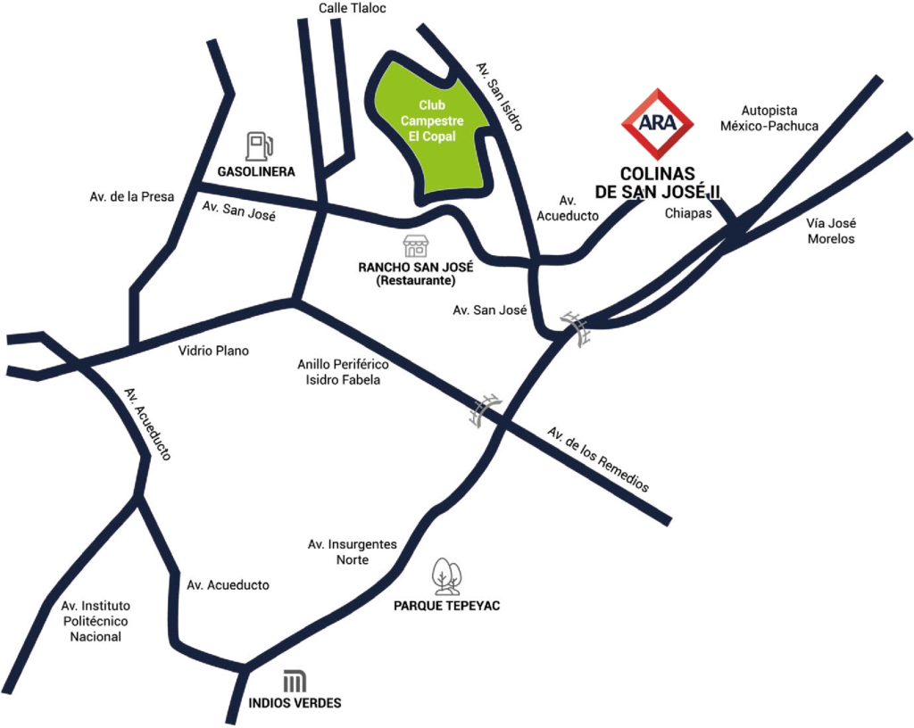 mapa de colinas de san jose mapa de colinas de san jose